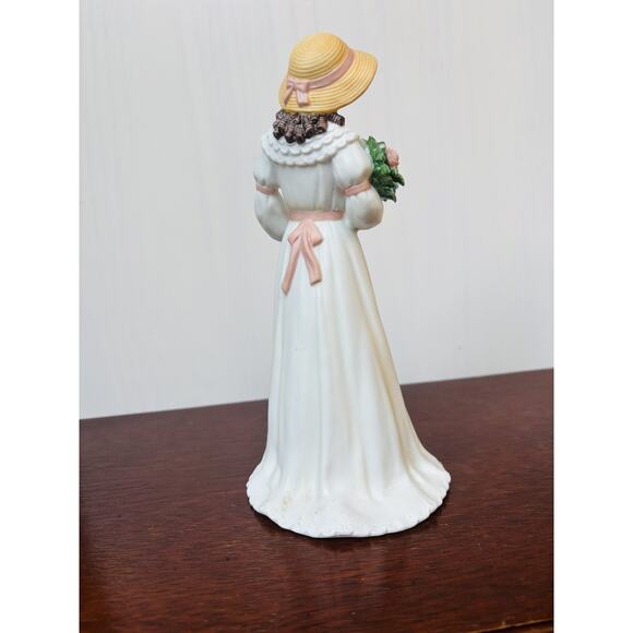 Homco Home Interiors Victorian Lady Woman Figurine Charlotte Rose #1468 - Picture 4 of 12